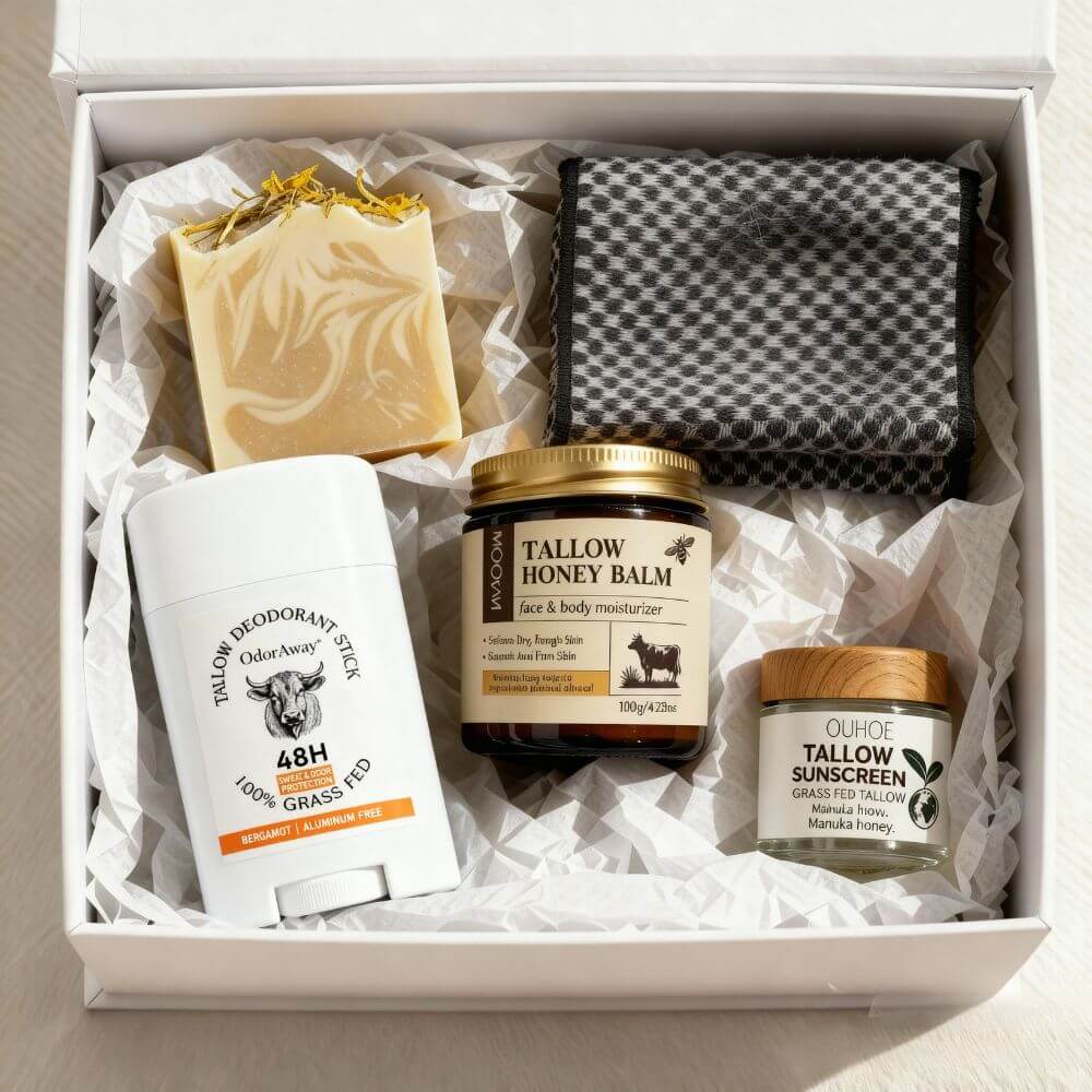 3-i-1 Hudharmoni Kit - 100 % gräsbetat nöttalg (Passar Alla åldrar)