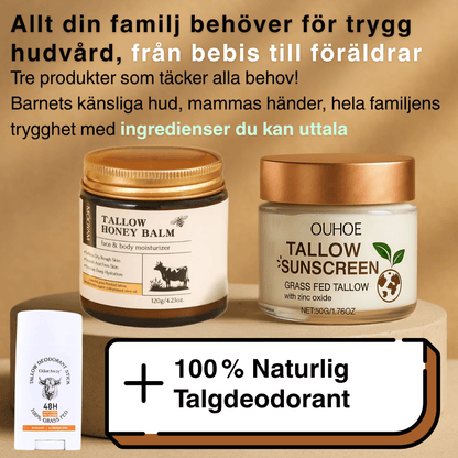 3-i-1 Trygghetskitet - 100 % gräsbetat nöttalg (Passar Alla åldrar)